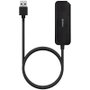 Aisens Hub USB 3.0 A106-0714 con 4 Puertos Negro, 60cm